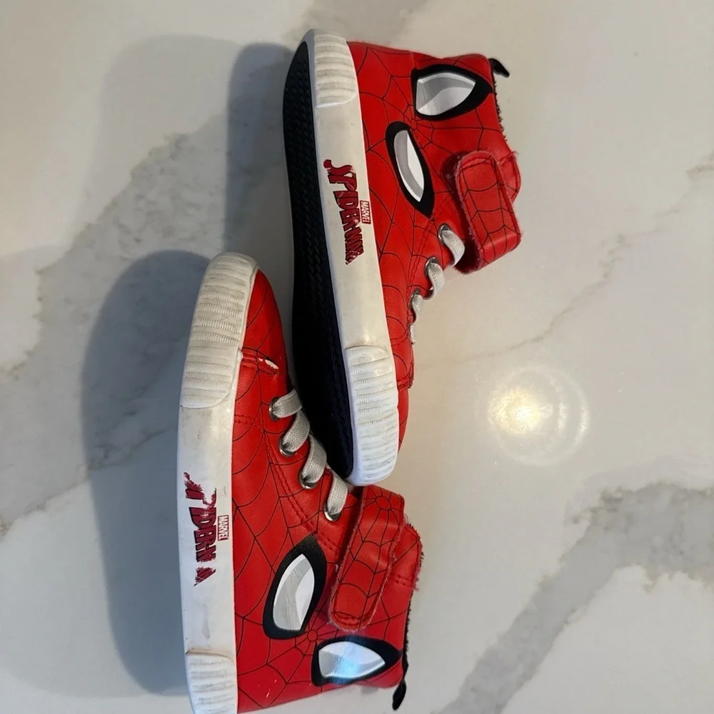 Marvel Red and White Spider-Man Kids Sneakers